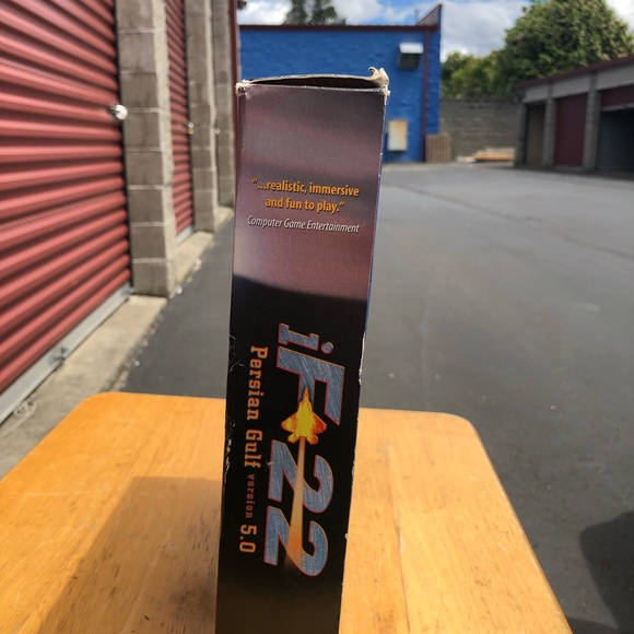 New iF-22 Persian Gulf Version 5.0 Flight Simulation (1998) Win95 PC CD-Rom - Picture 5 of 9